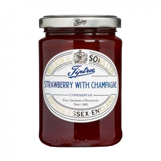 Mermelada de fresas y champagne 340 grs. Tiptree
