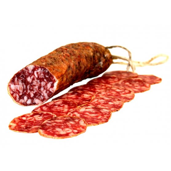 Sobre 100 grs. Salchichón Bellota Extra Ibérico La Huella by Saborazo