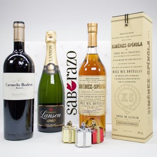 Regalo Selección Lanson, Brandy 10.000 y Carmelo Rodero Reserva