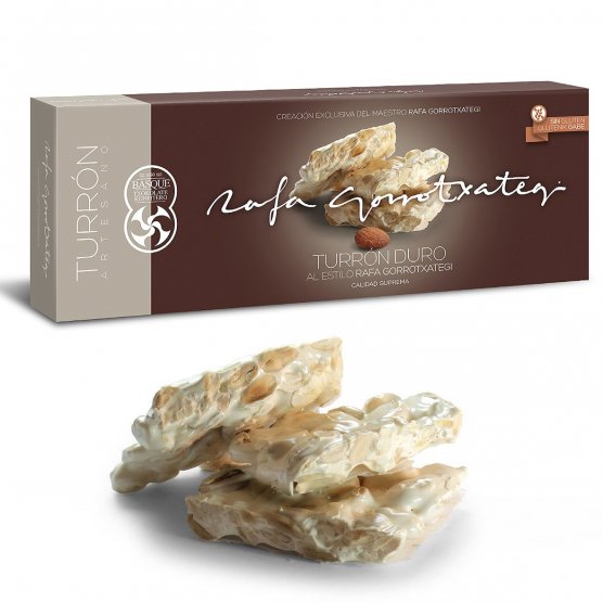 Turrón Rafa Gorrotxategi Duro Artesano de Calidad Suprema.