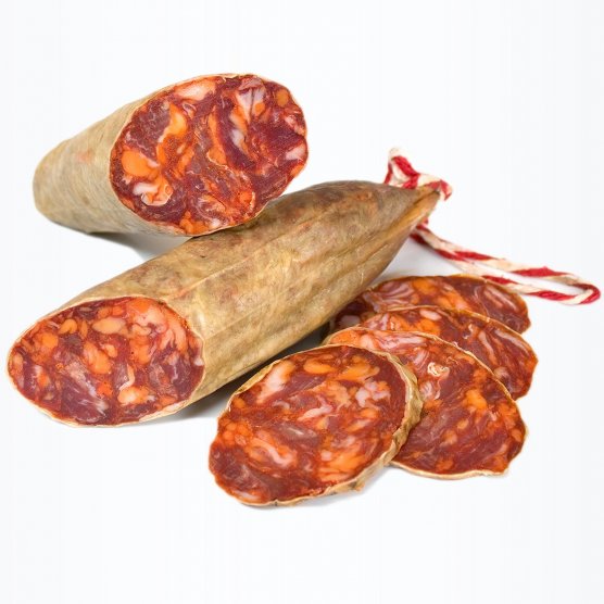 Chorizo Bellota Extra Ibérico Pieza 500 Grs. La Huella by Saborazo
