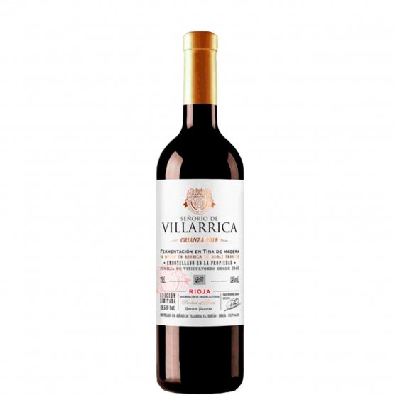 Vino Tinto Señorío de Villarrica Crianza 2021 Denominación de Origen calificada Rioja